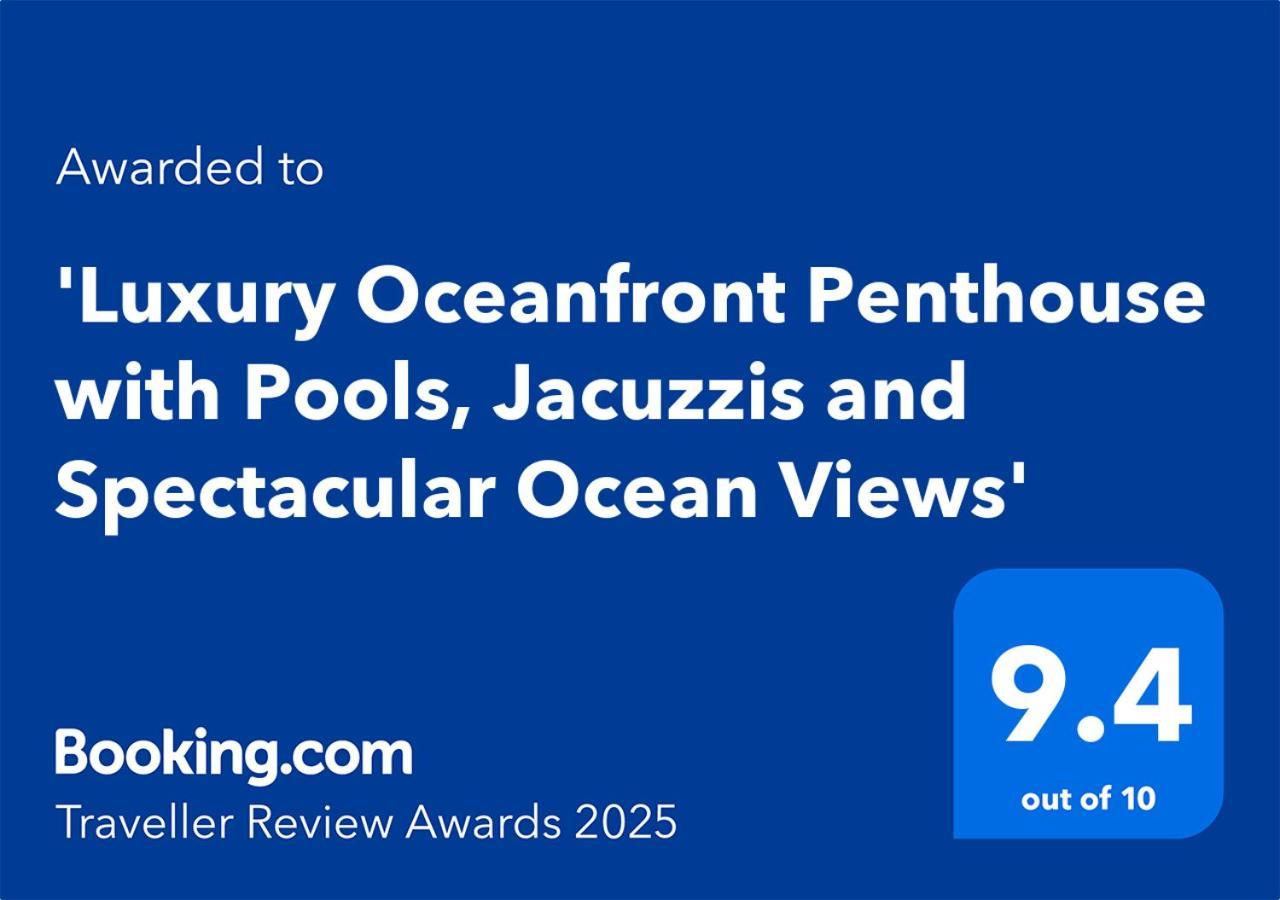 Ferienwohnung 'Luxury Oceanfront Penthouse With Pools, Jacuzzis And Spectacular Ocean Views' Rosarito Exterior foto